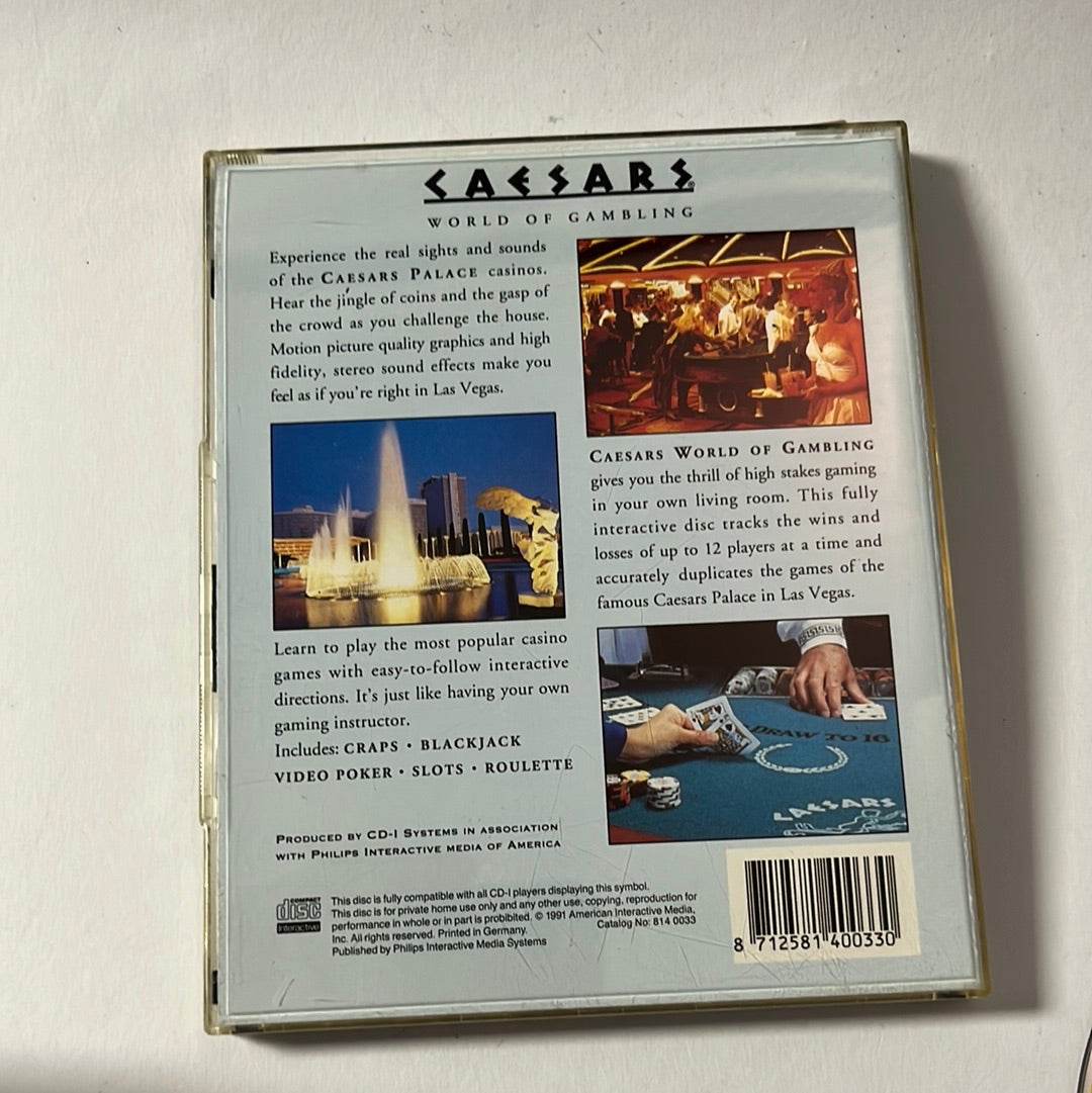 Caesars World of Gambling Philips CD-i - Feniks Gameshop