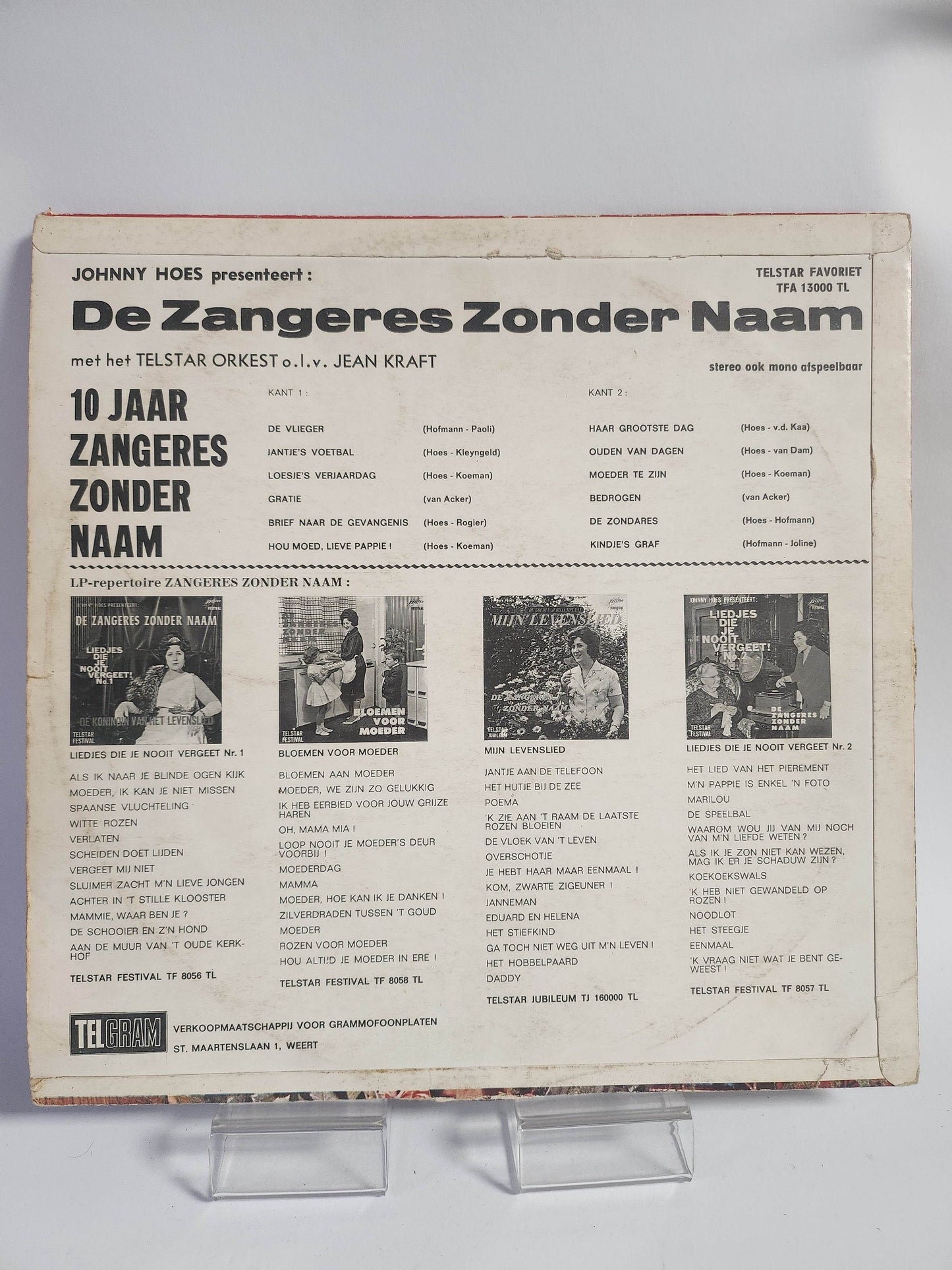 10 Jaar Zangeres zonder Naam LP Vinyl - Feniks Gameshop