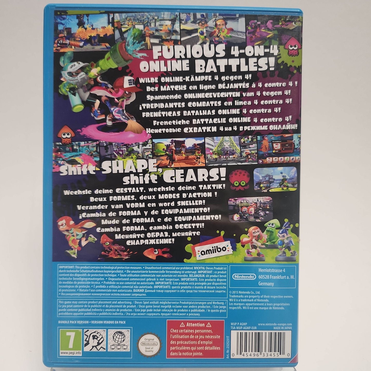 Splatoon Nintendo Wii U - Feniks Gameshop