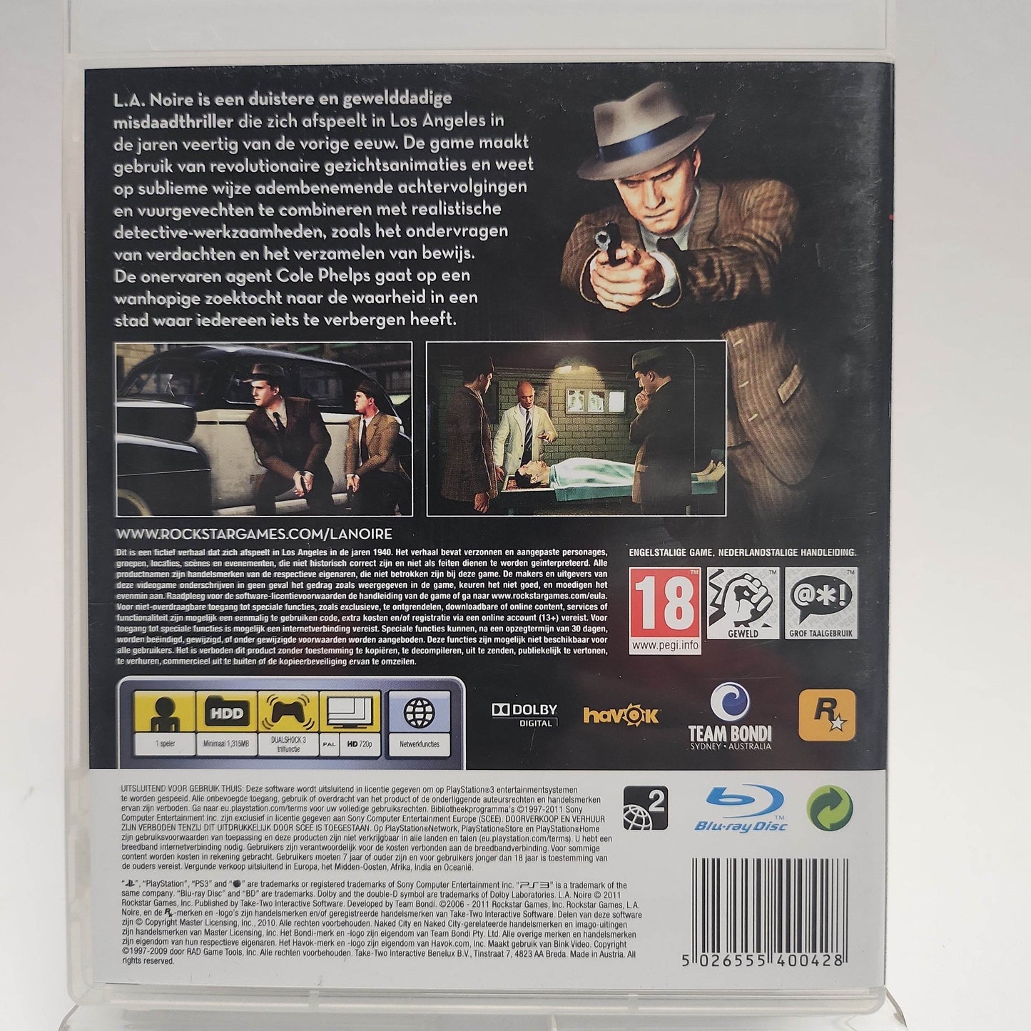 LA Noire Playstation 3 - Feniks Gameshop