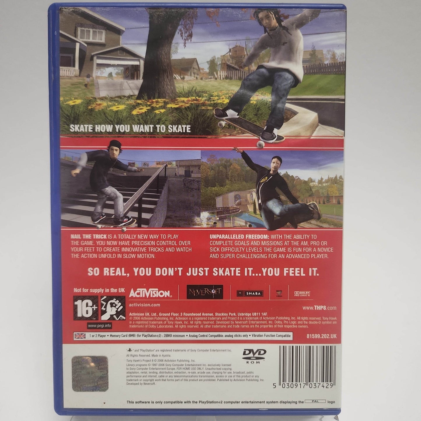 Tony Hawk's Project 8 Playstation 2 - Feniks Gameshop