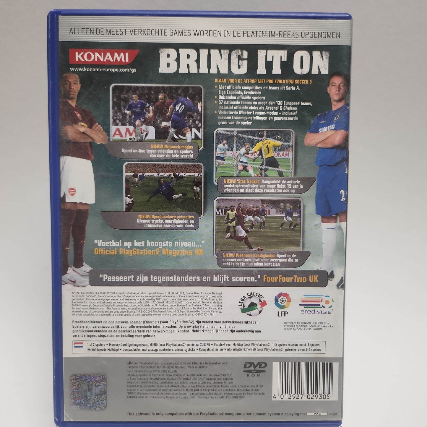 Pro Evolution Soccer 5 Platinum Edition Playstation 2 - Feniks Gameshop