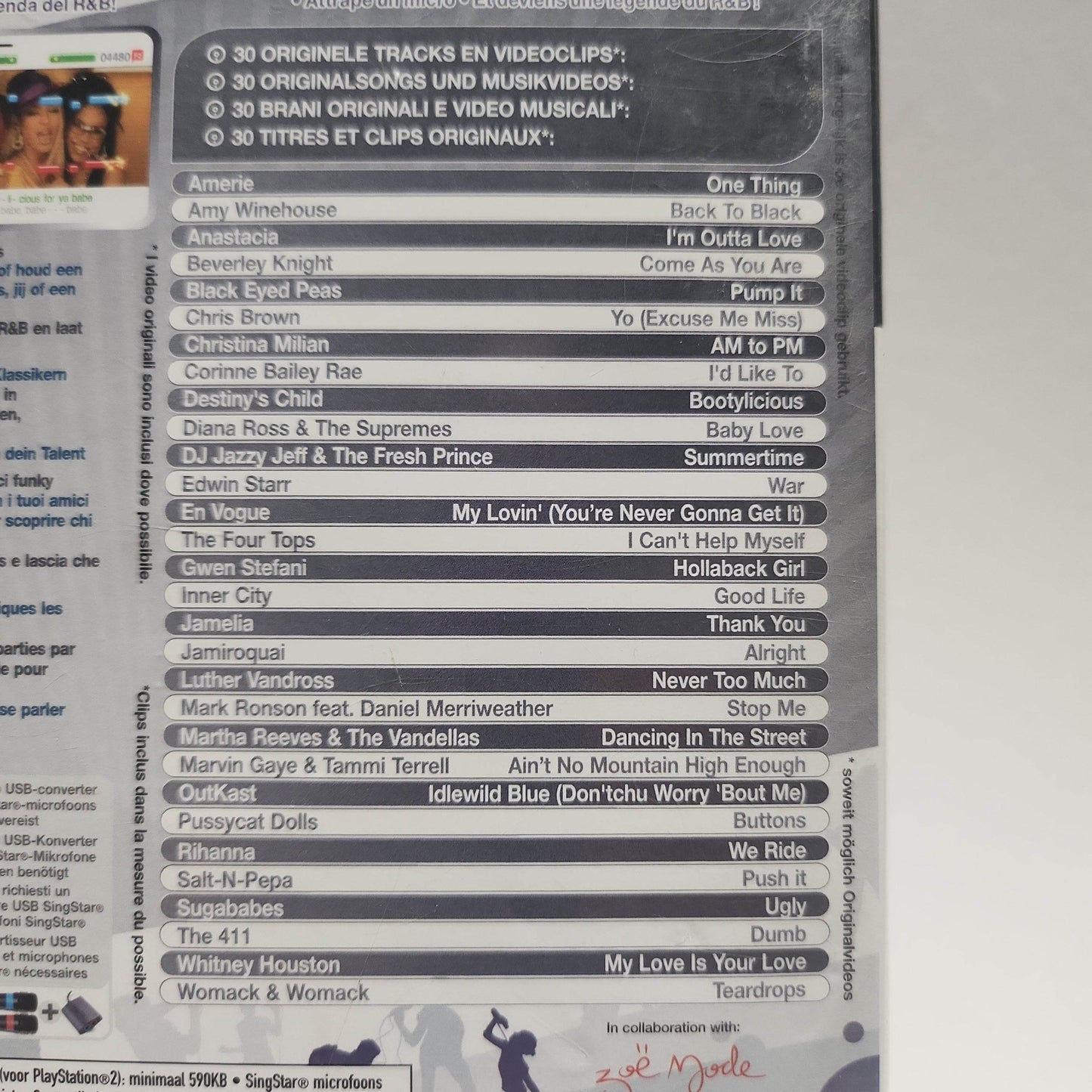 Singstar R&B Playstation 2 - Feniks Gameshop