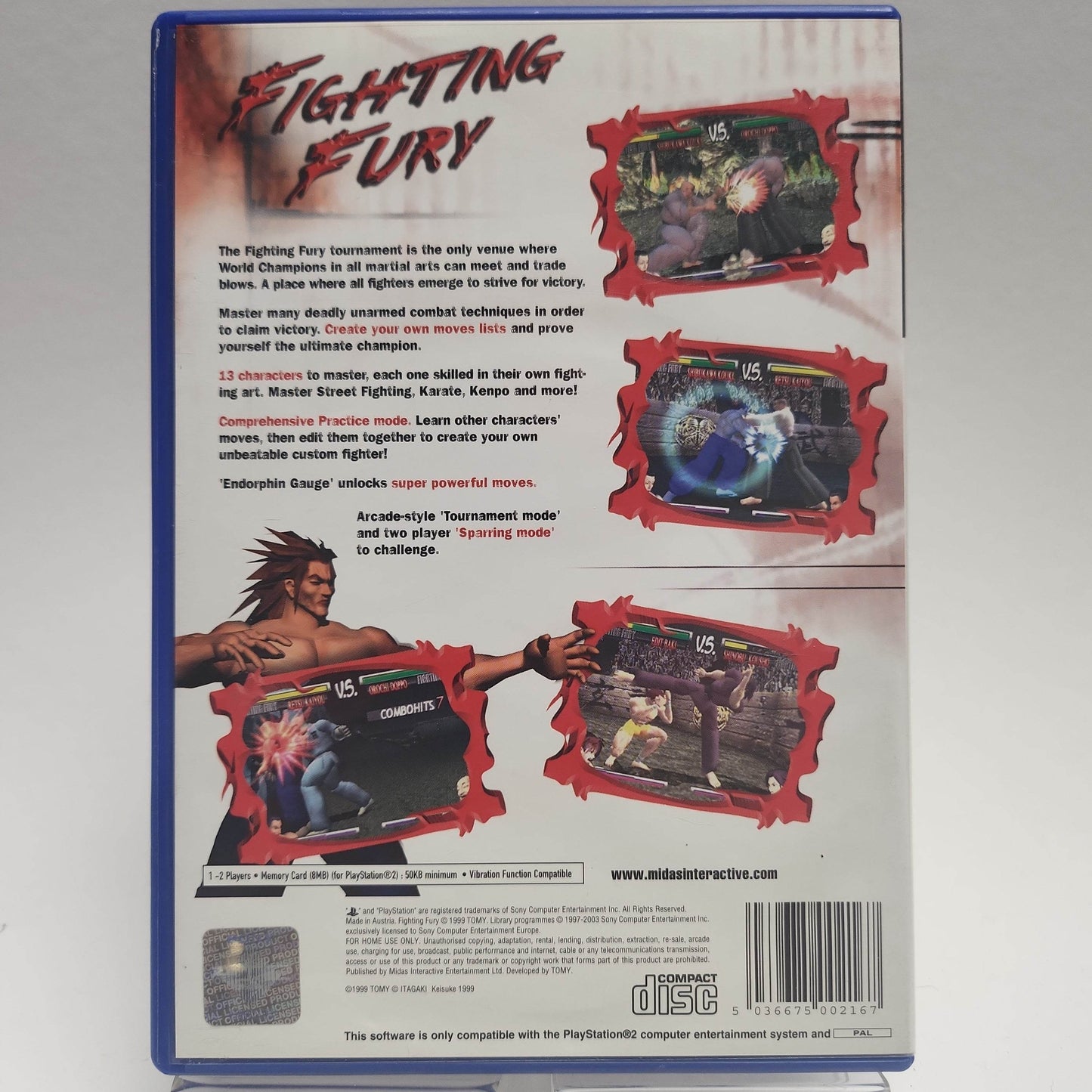 Fighting Fury Playstation 2 - Feniks Gameshop