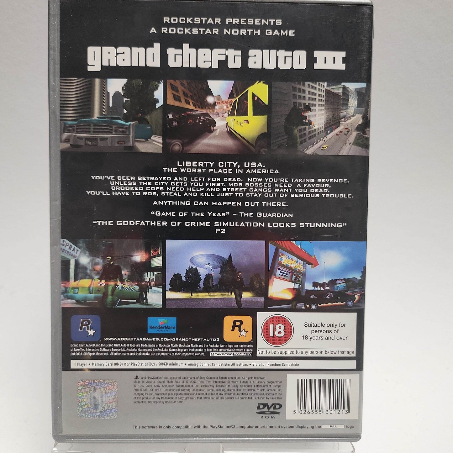 Grand Theft Auto III Platinum Playstation 2 - Feniks Gameshop
