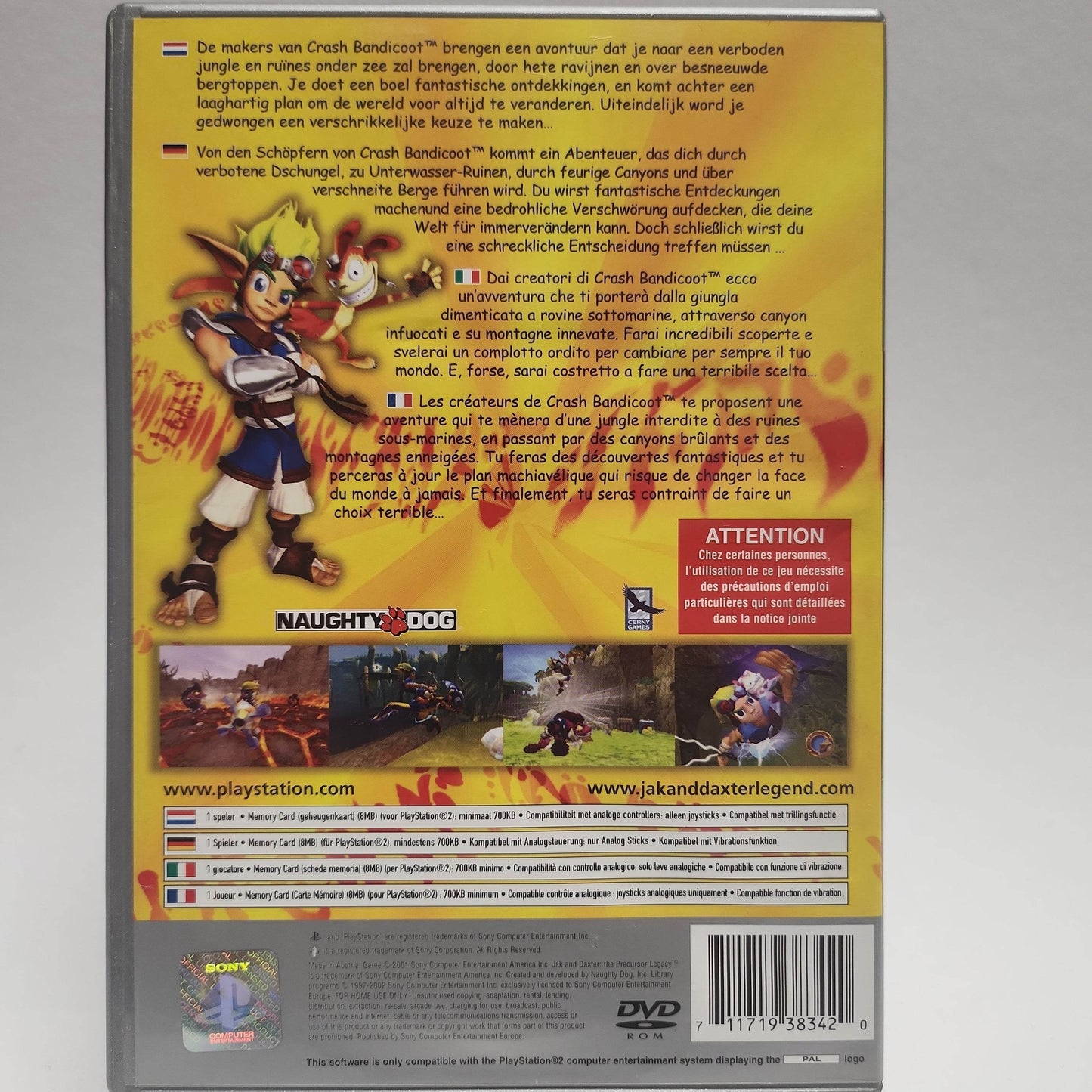 Jak and Daxter: the Precursor Legacy Platinum PS2 - Feniks Gameshop