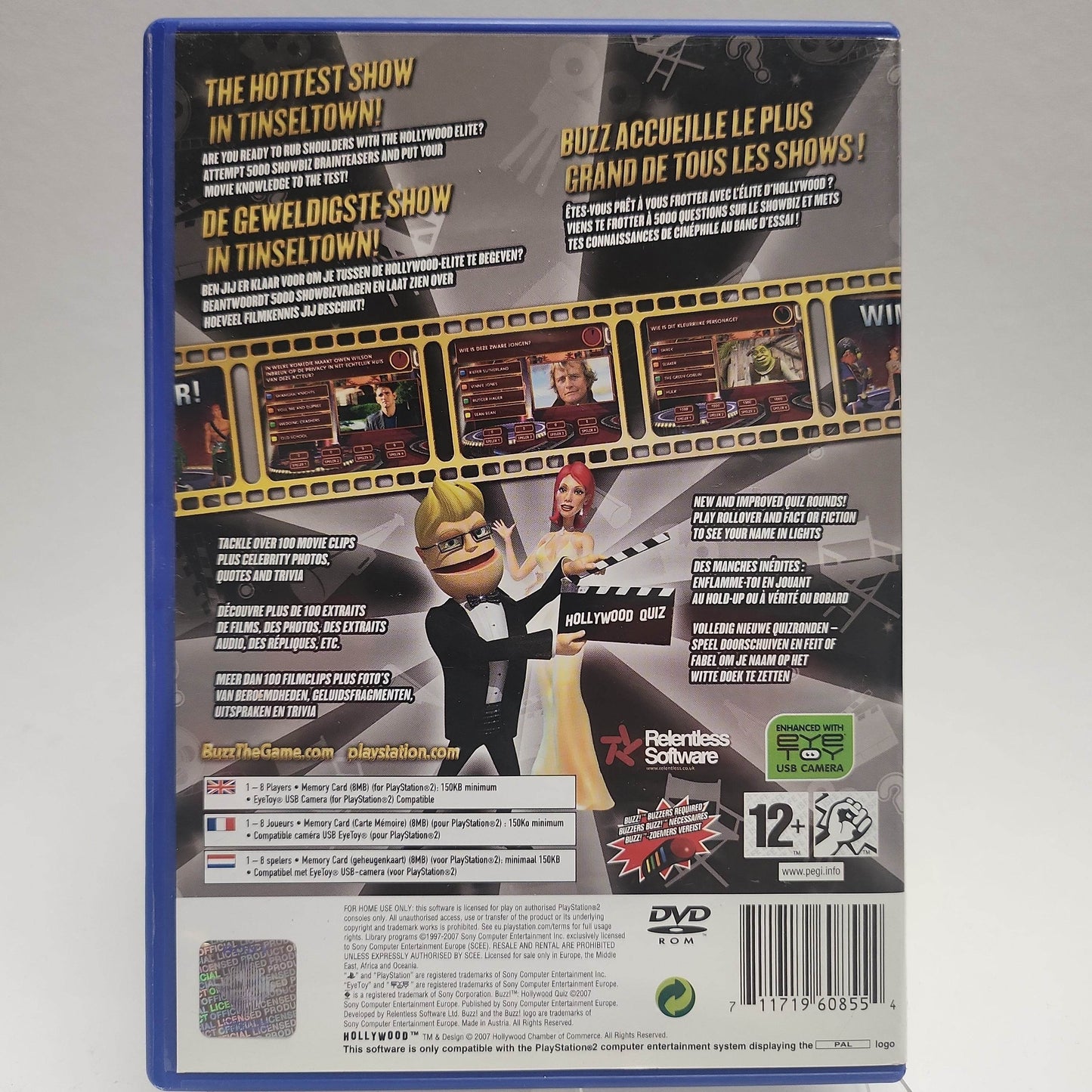 Buzz Hollywood Quiz Playstation 2 - Feniks Gameshop