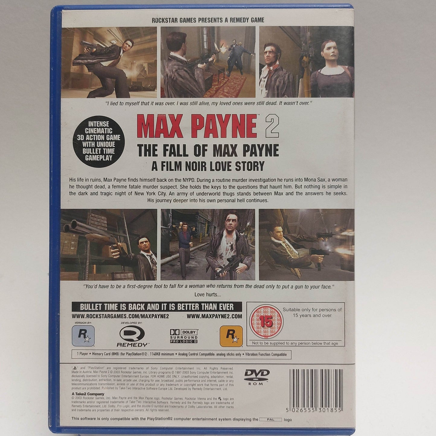 Max Payne 2 Playstation 2 - Feniks Gameshop