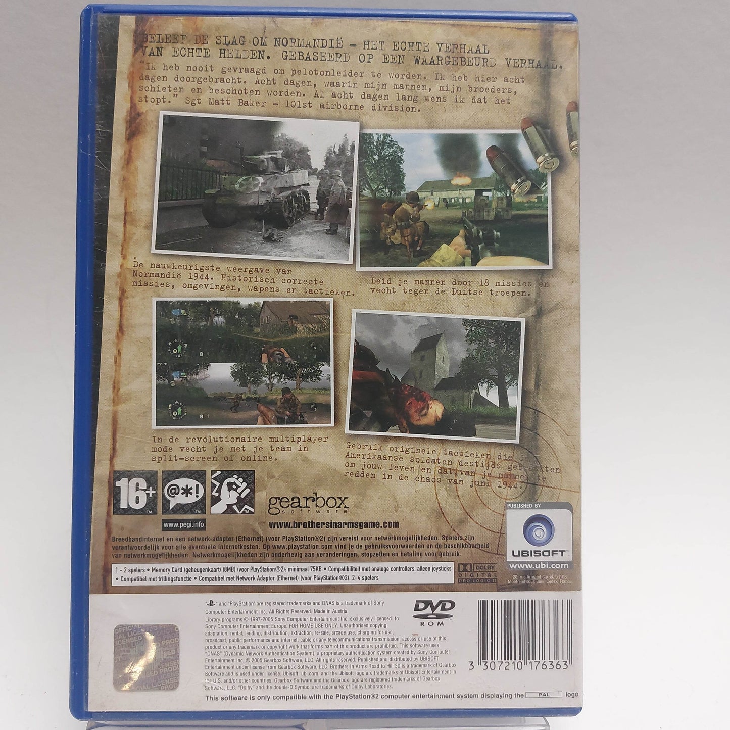 Brothers in Arms Road to Hill 30 Playstation 2 - Feniks Gameshop