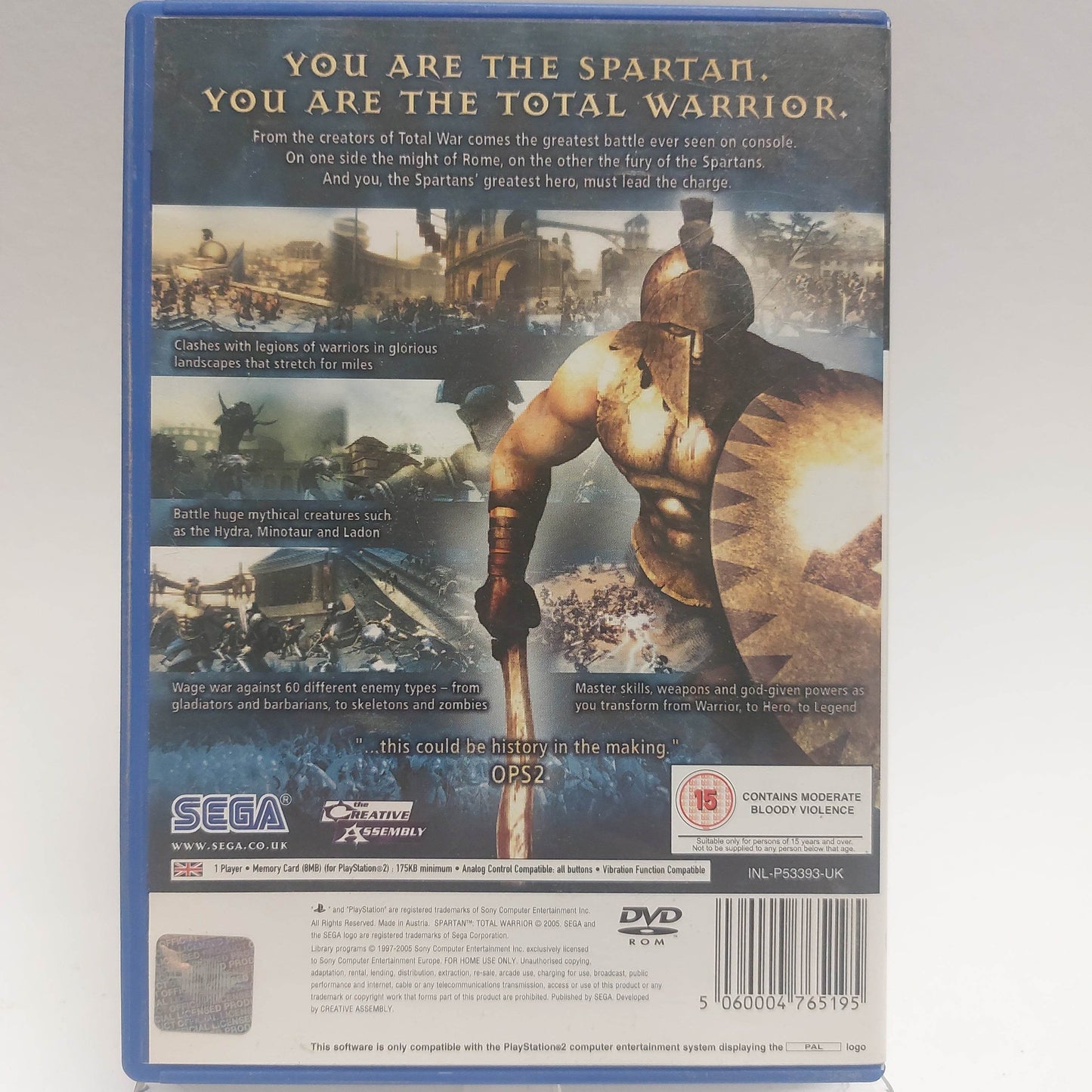 Spartan Total Warrior Playstation 2 - Feniks Gameshop