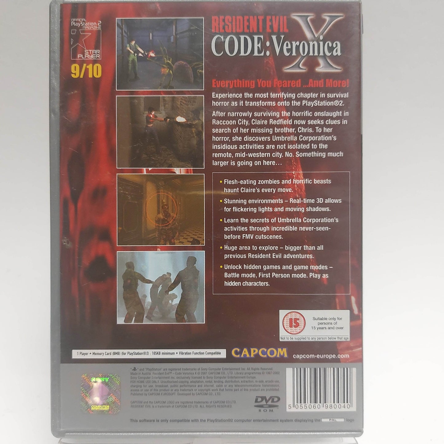 Resident Evil - Code Veronica X Platinum Playstation 2 - Feniks Gameshop