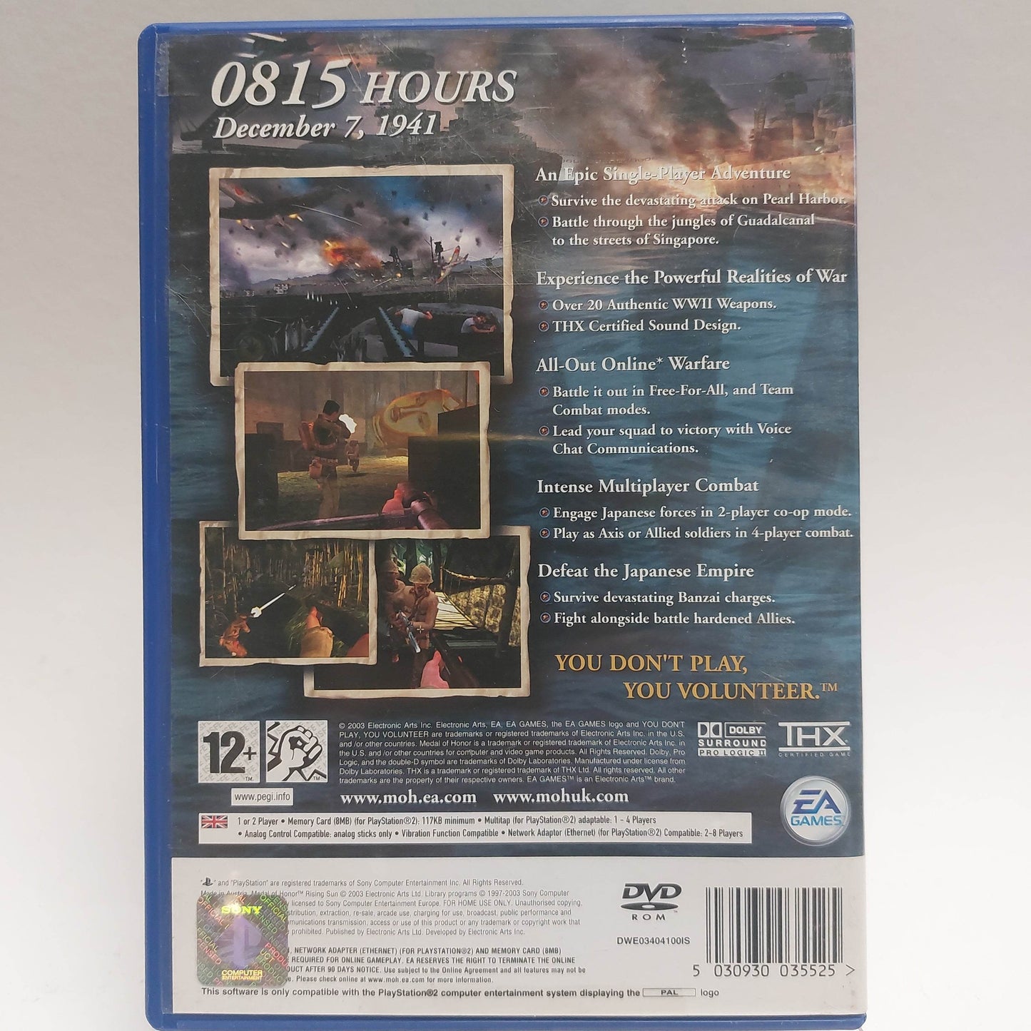 Medal of Honor Rising Sun Playstation 2 - Feniks Gameshop