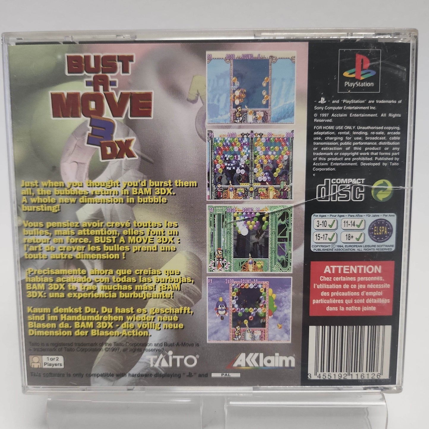 Bust a Move 3 DX Playstation 1 - Feniks Gameshop