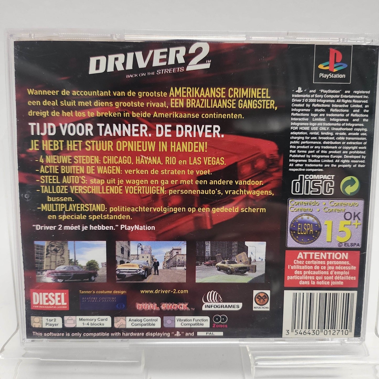 Driver 2 Playstation 1 - Feniks Gameshop