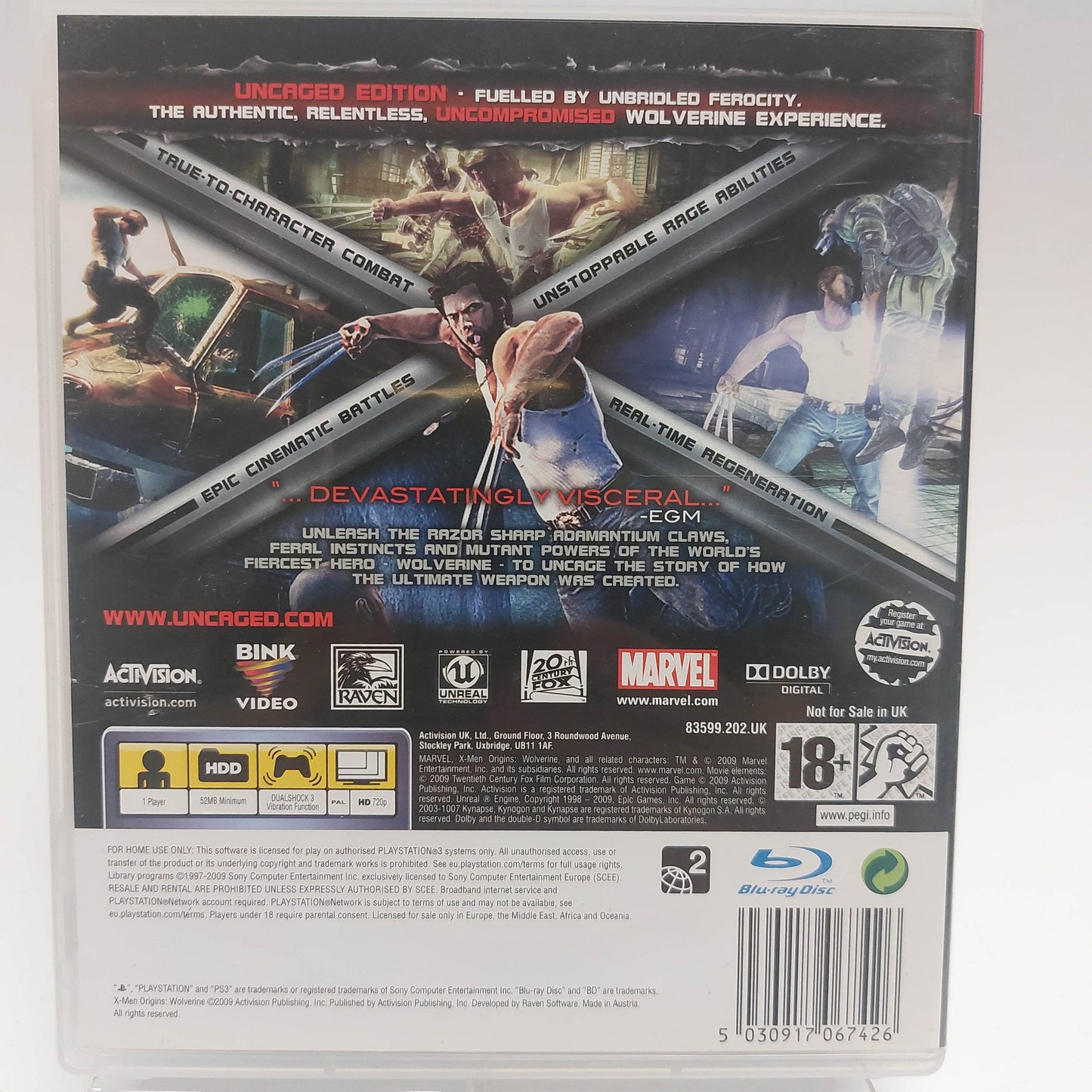 X-men Wolverine Uncaged Edition Playstation 3 - Feniks Gameshop