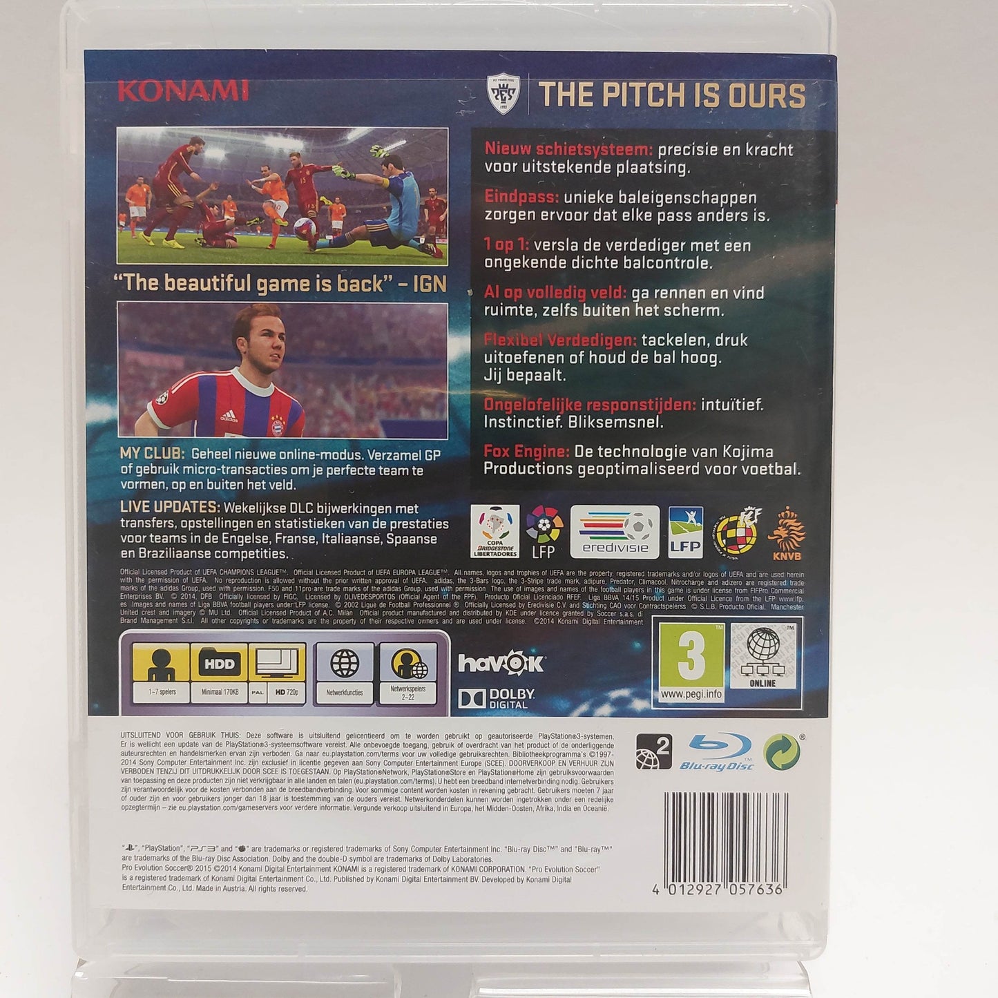 Pro Evolution Soccer 2015 Day 1 Edition (No Book) Playstation 3 - Feniks Gameshop