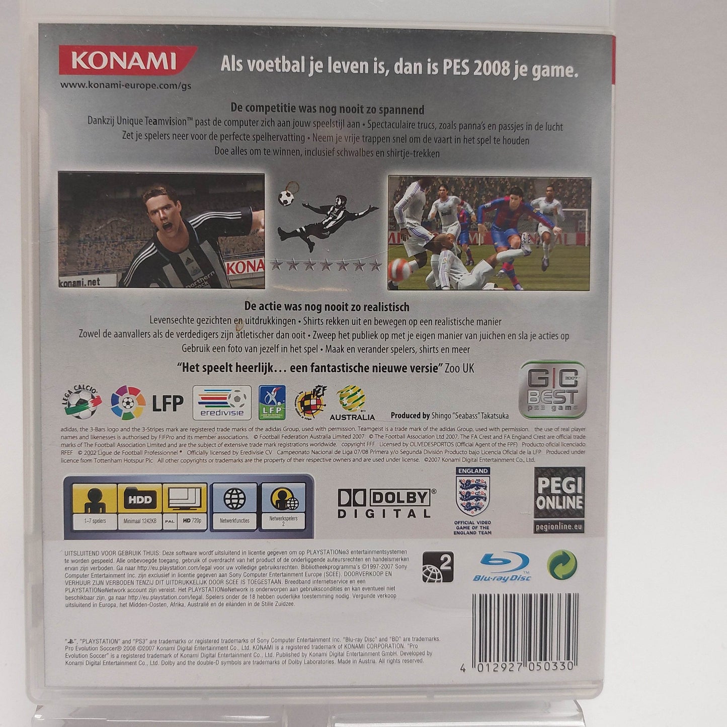 Pro Evolution Soccer 2008 Playstation 3 - Feniks Gameshop