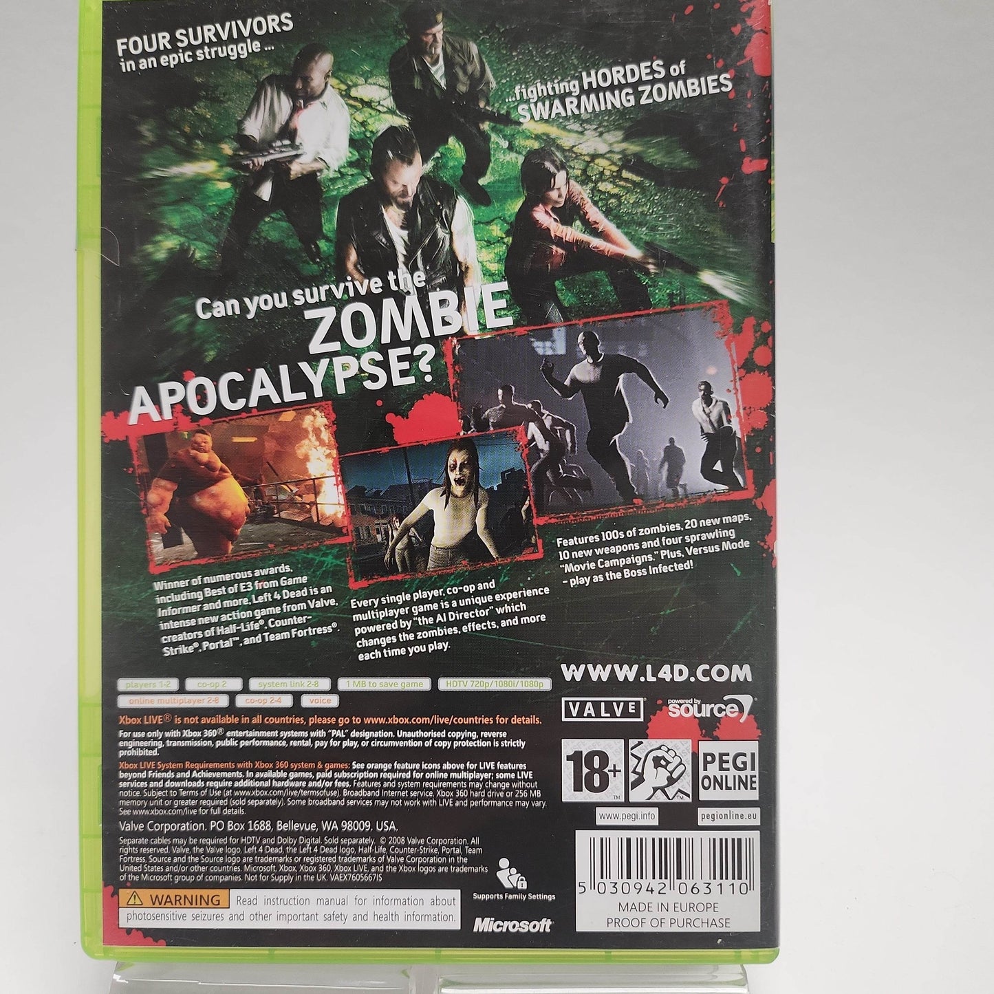 Left 4 Dead Xbox 360 - Feniks Gameshop