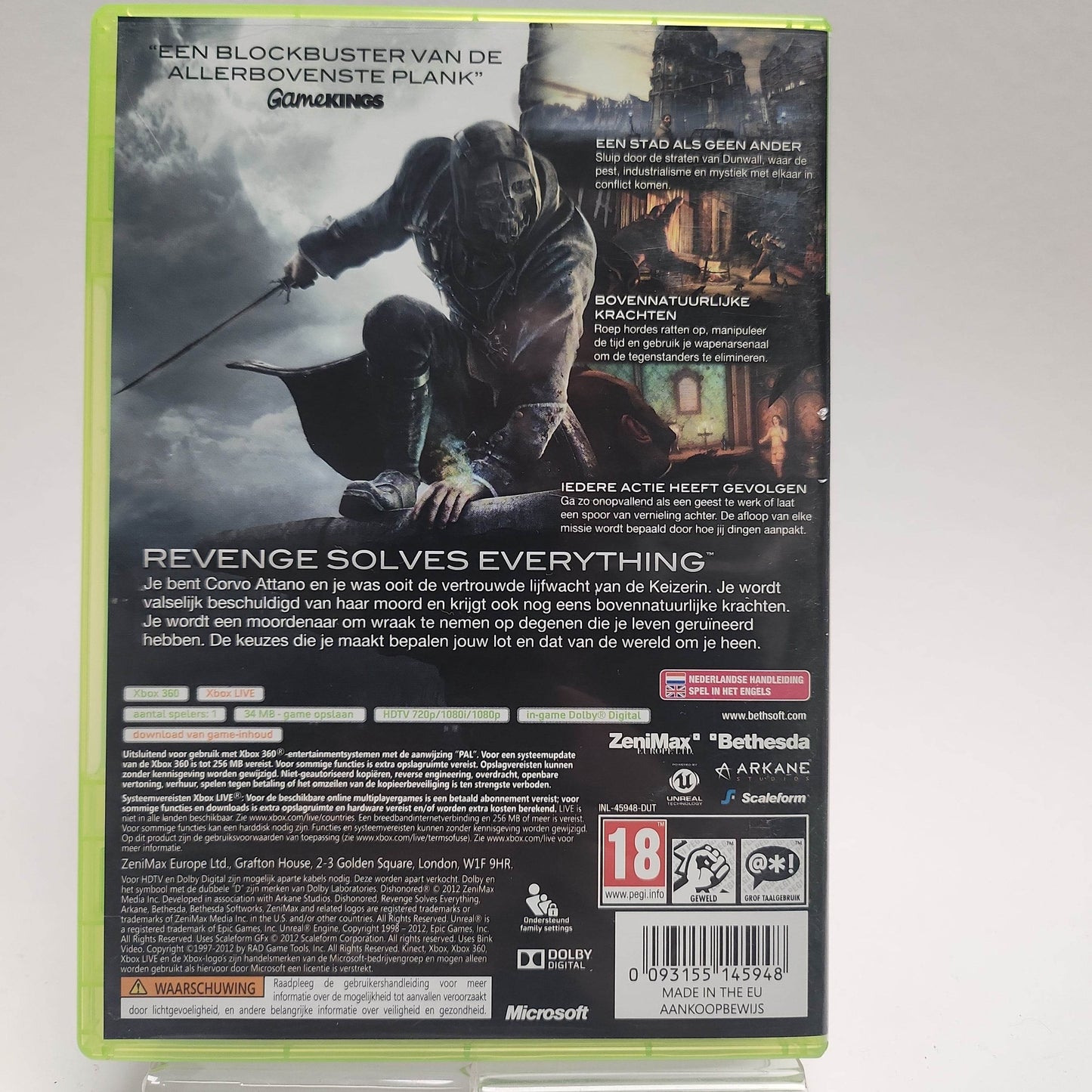 Dishonored Xbox 360 - Feniks Gameshop