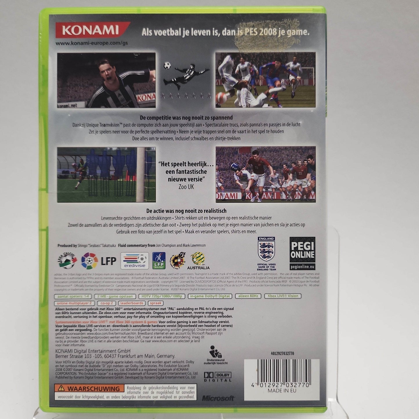 Pro Evolution Soccer 2008 Xbox 360 - Feniks Gameshop