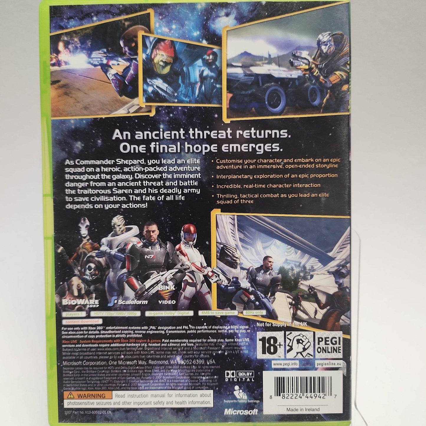 Mass Effect Xbox 360 - Feniks Gameshop