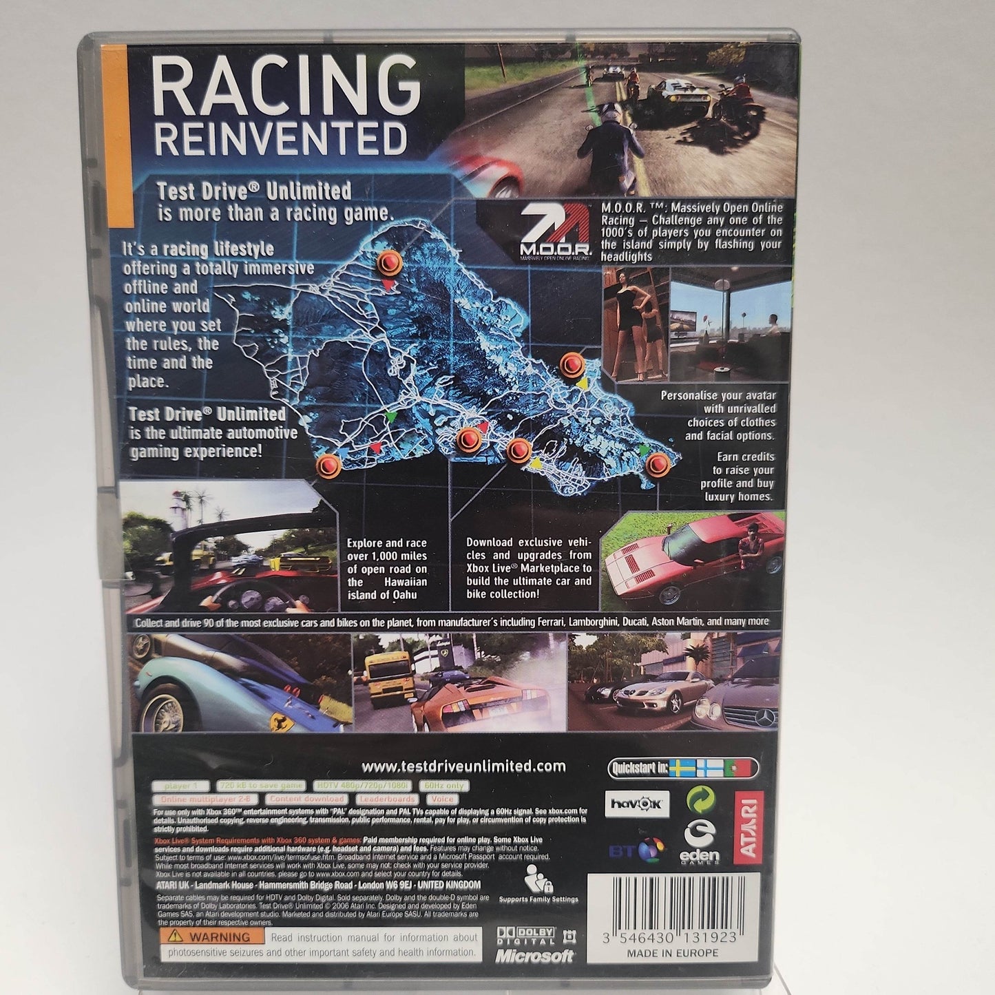 Test Drive Unlimited Classics Xbox 360 - Feniks Gameshop