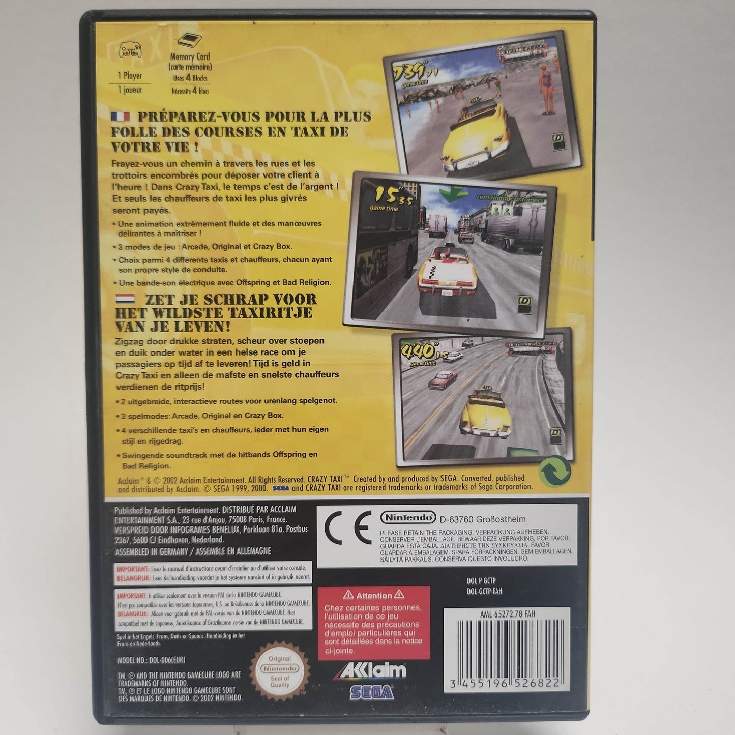 Crazy Taxi Nintendo Gamecube - Feniks Gameshop