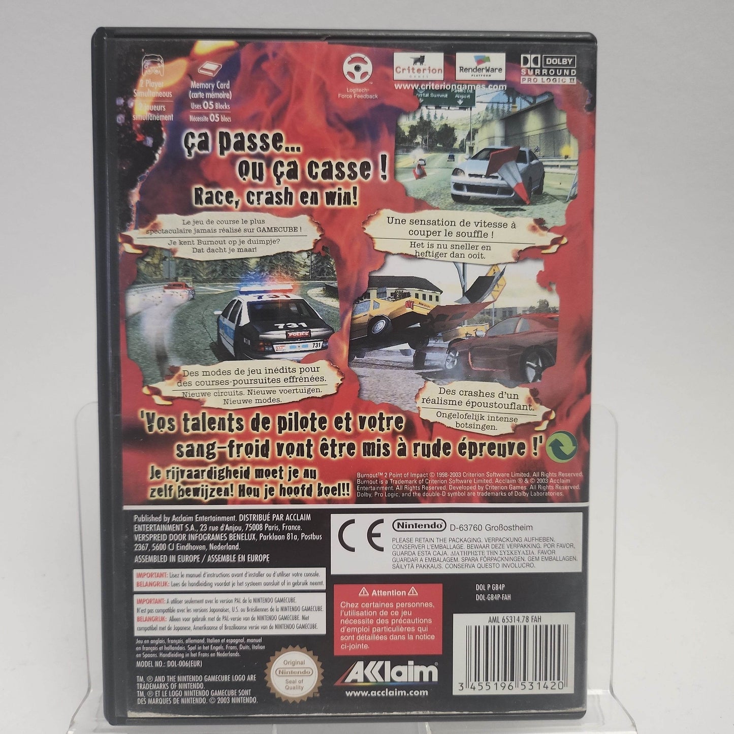 Burnout 2 Point of Impact Nintendo Gamecube - Feniks Gameshop
