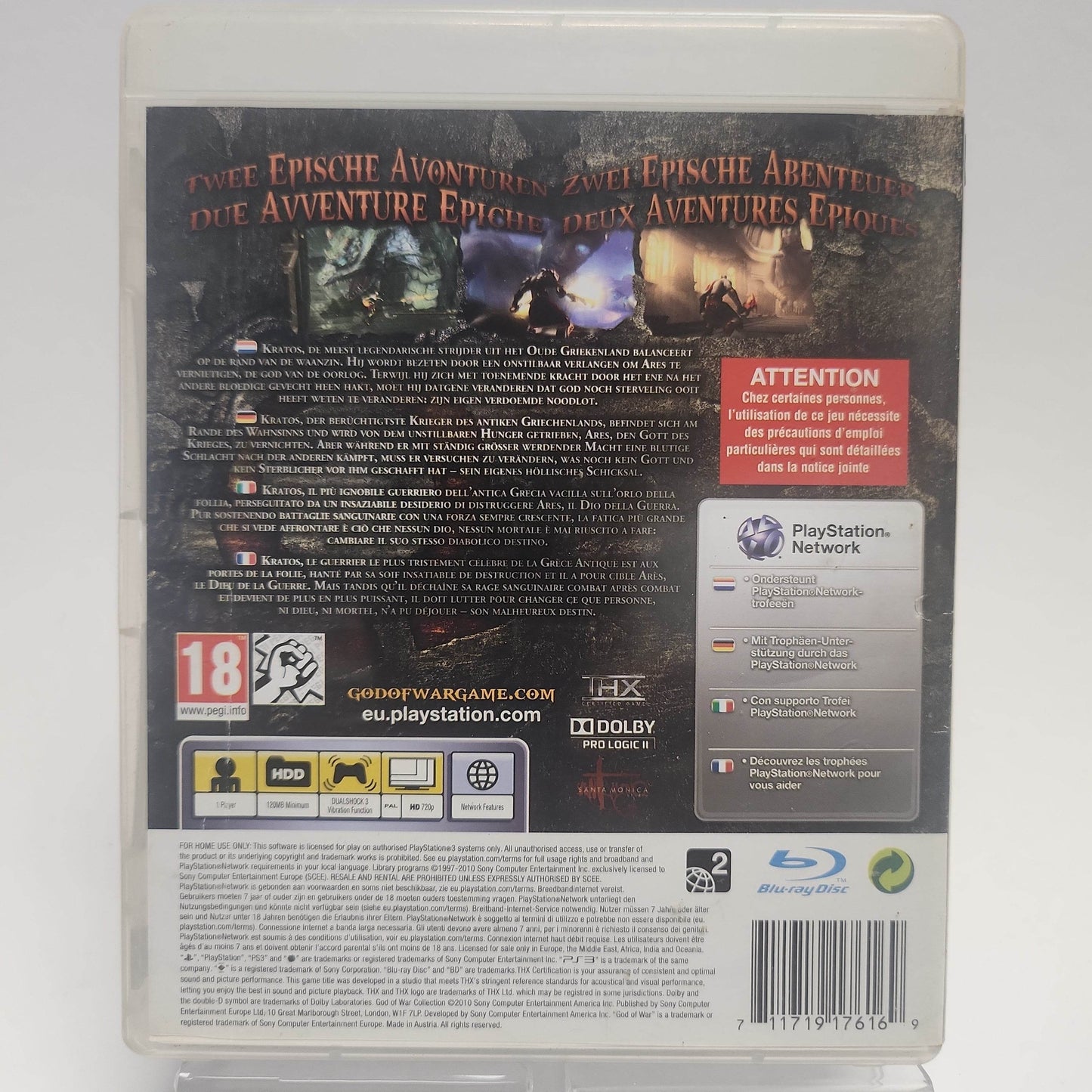 God of War Collection HD Remastered Playstation 3 - Feniks Gameshop
