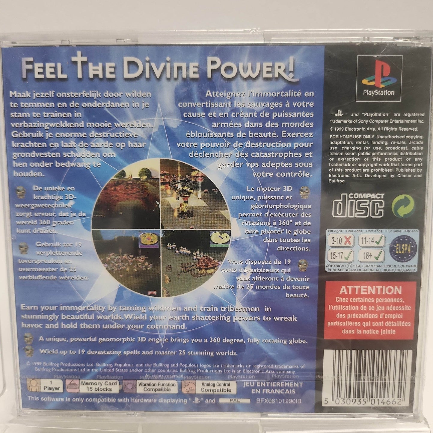 Populous the Beginning geseald Playstation 1 - Feniks Gameshop