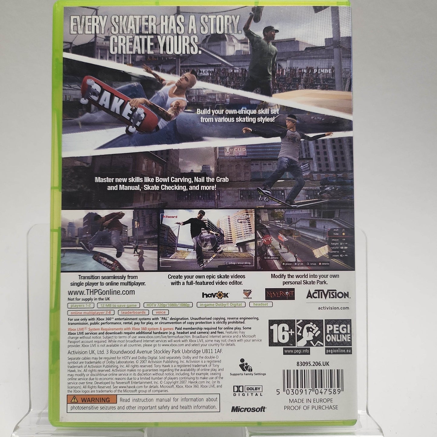 Tony Hawk's Proving Ground Xbox 360 - Feniks Gameshop