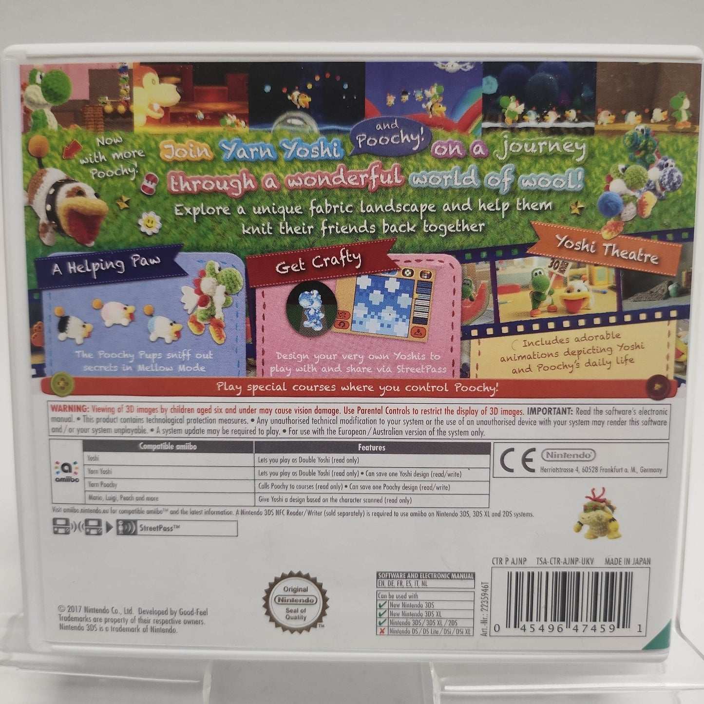 Poochy & Toshi's Woolly World (No Book) Nintendo 3DS - Feniks Gameshop