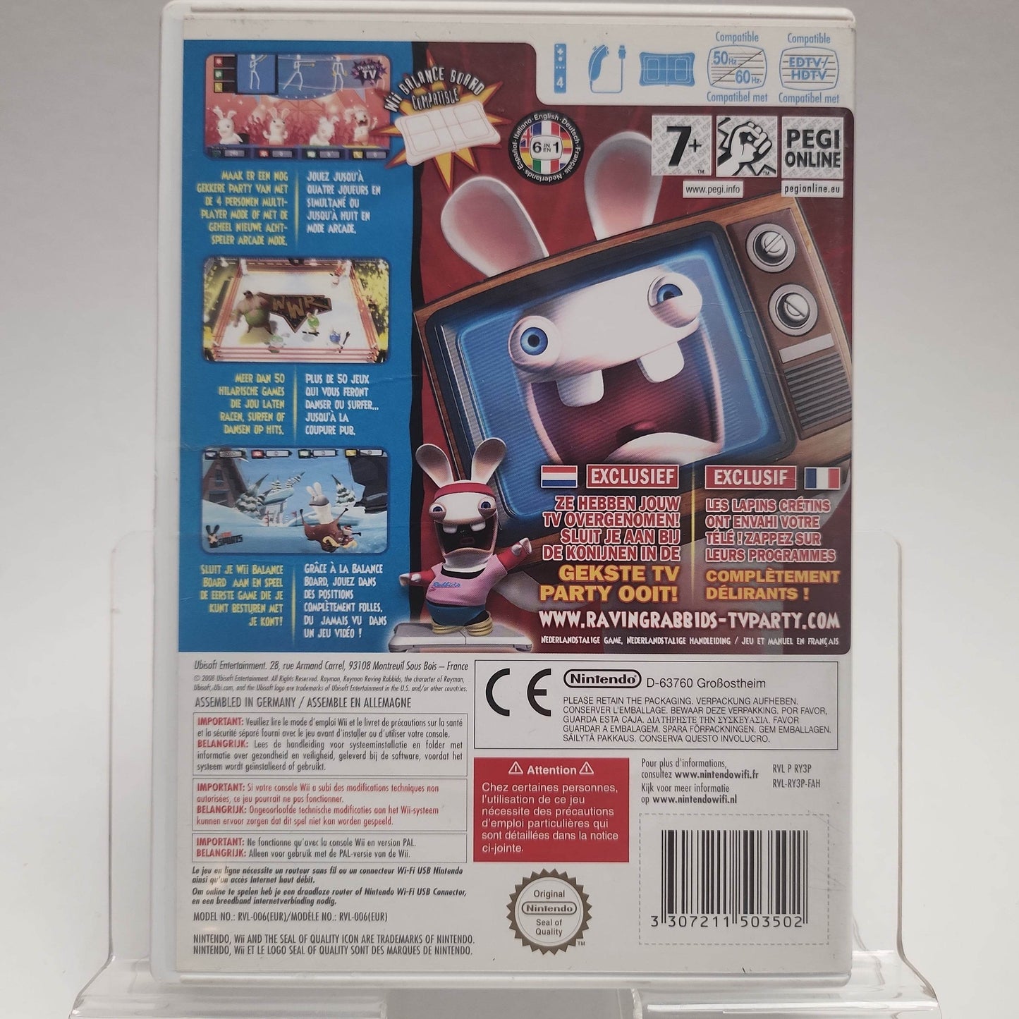 Rayman Raving Rabbids Tv Party Nintendo Wii - Feniks Gameshop