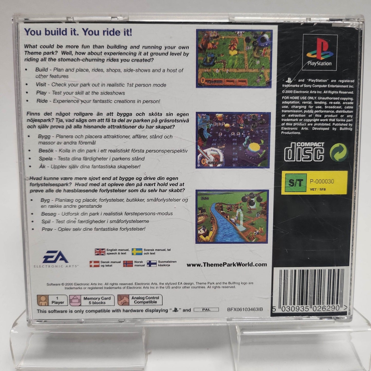 Theme Park World Classics Playstation 1 - Feniks Gameshop