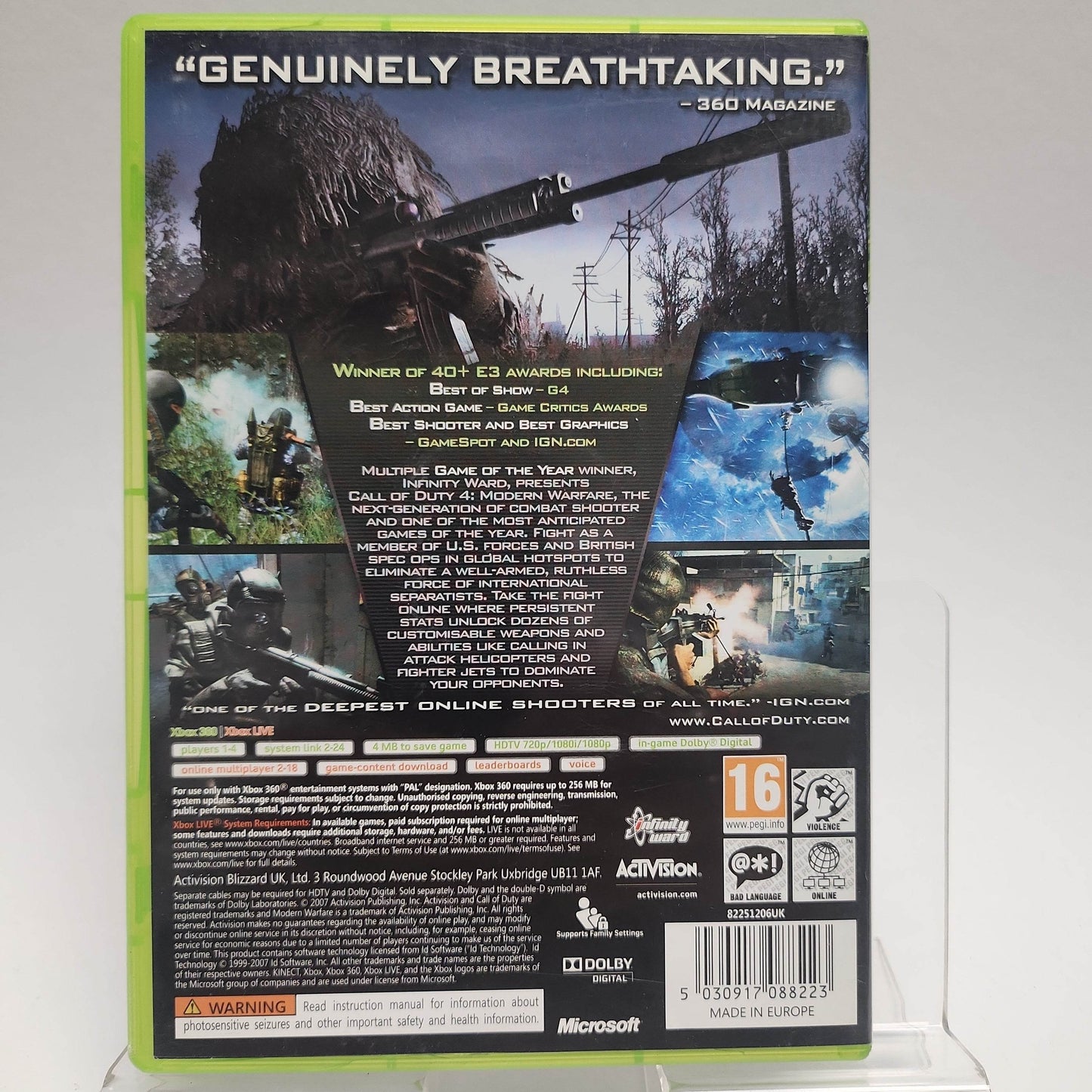 Call of Duty 4 Modern Warfare Classics Best Sellers Xbox 360 - Feniks Gameshop