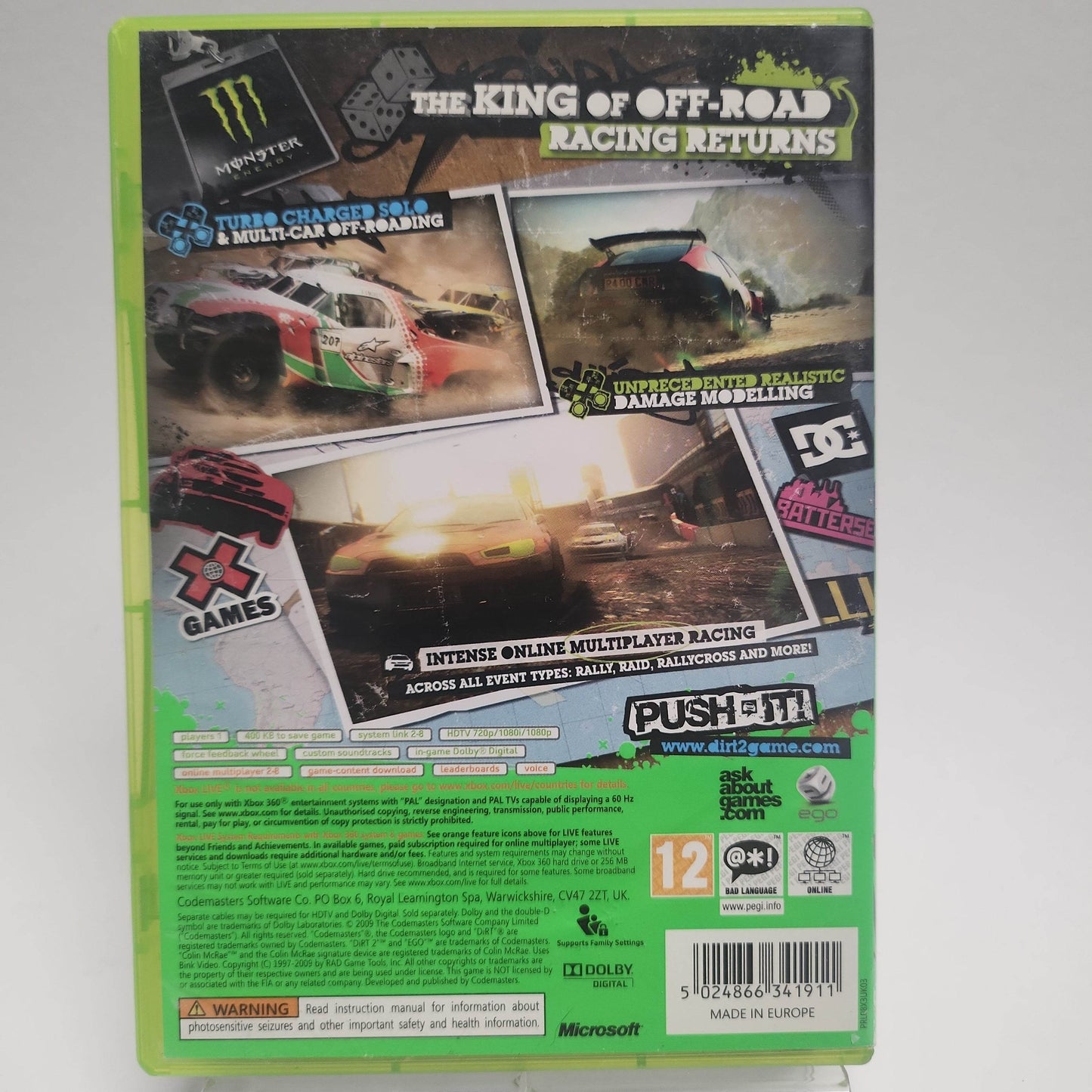 Colin McRae Dirt 2 Xbox 360 - Feniks Gameshop