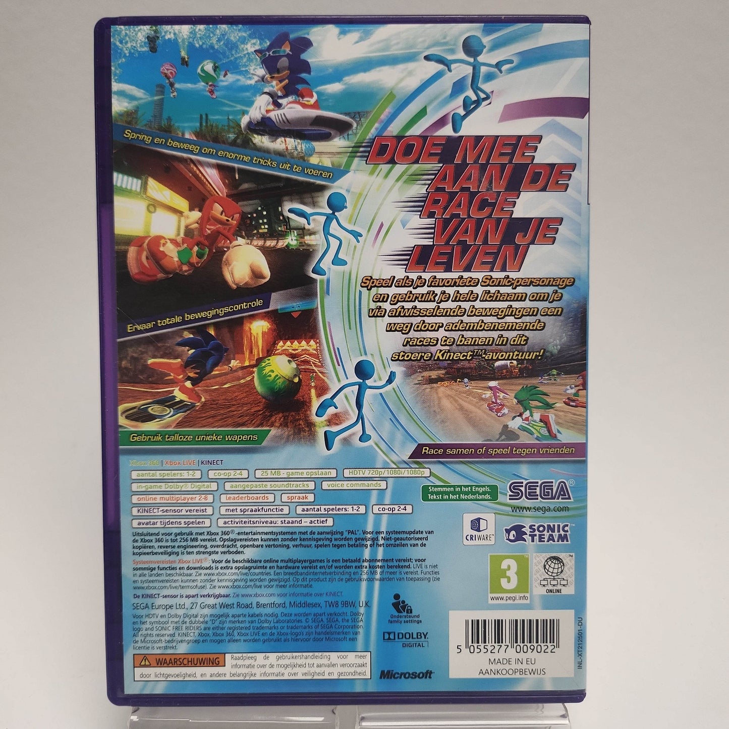 Sonic Free Riders (Kinect) Xbox 360 - Feniks Gameshop