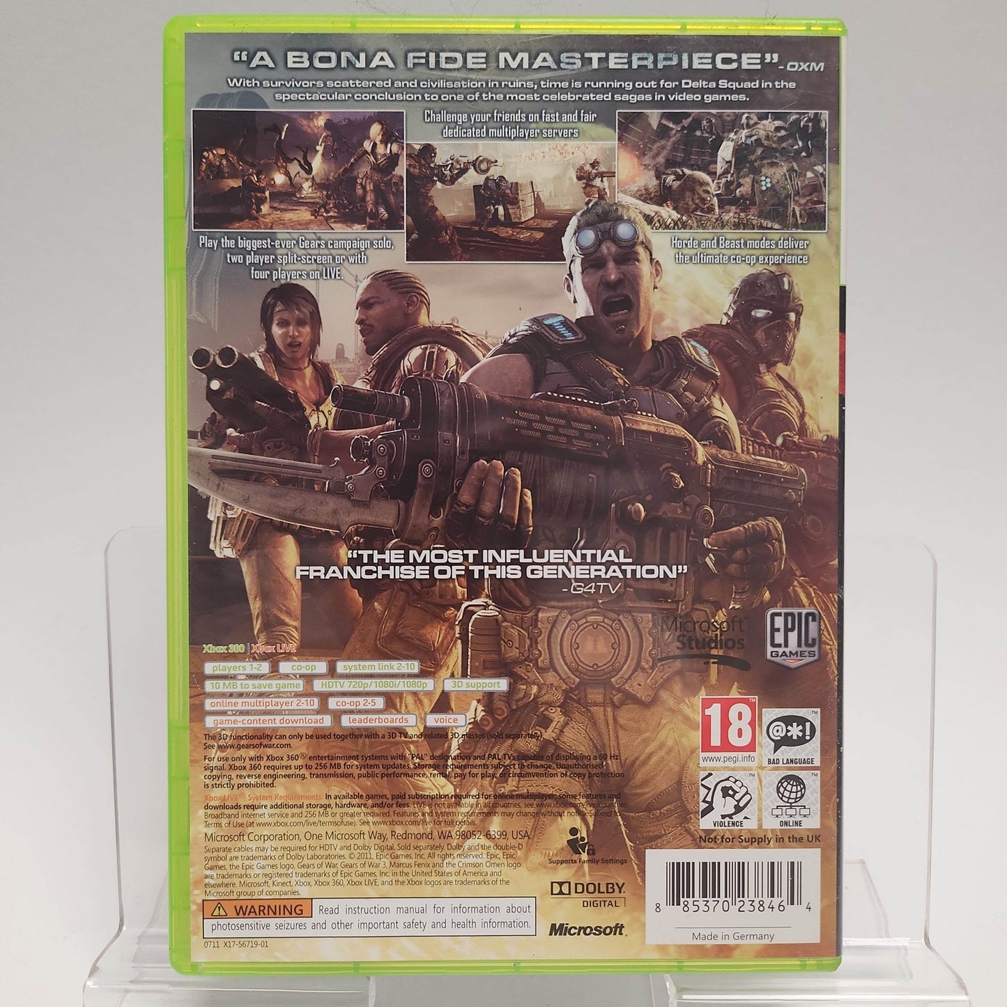 Gears of War 3 Xbox 360 - Feniks Gameshop