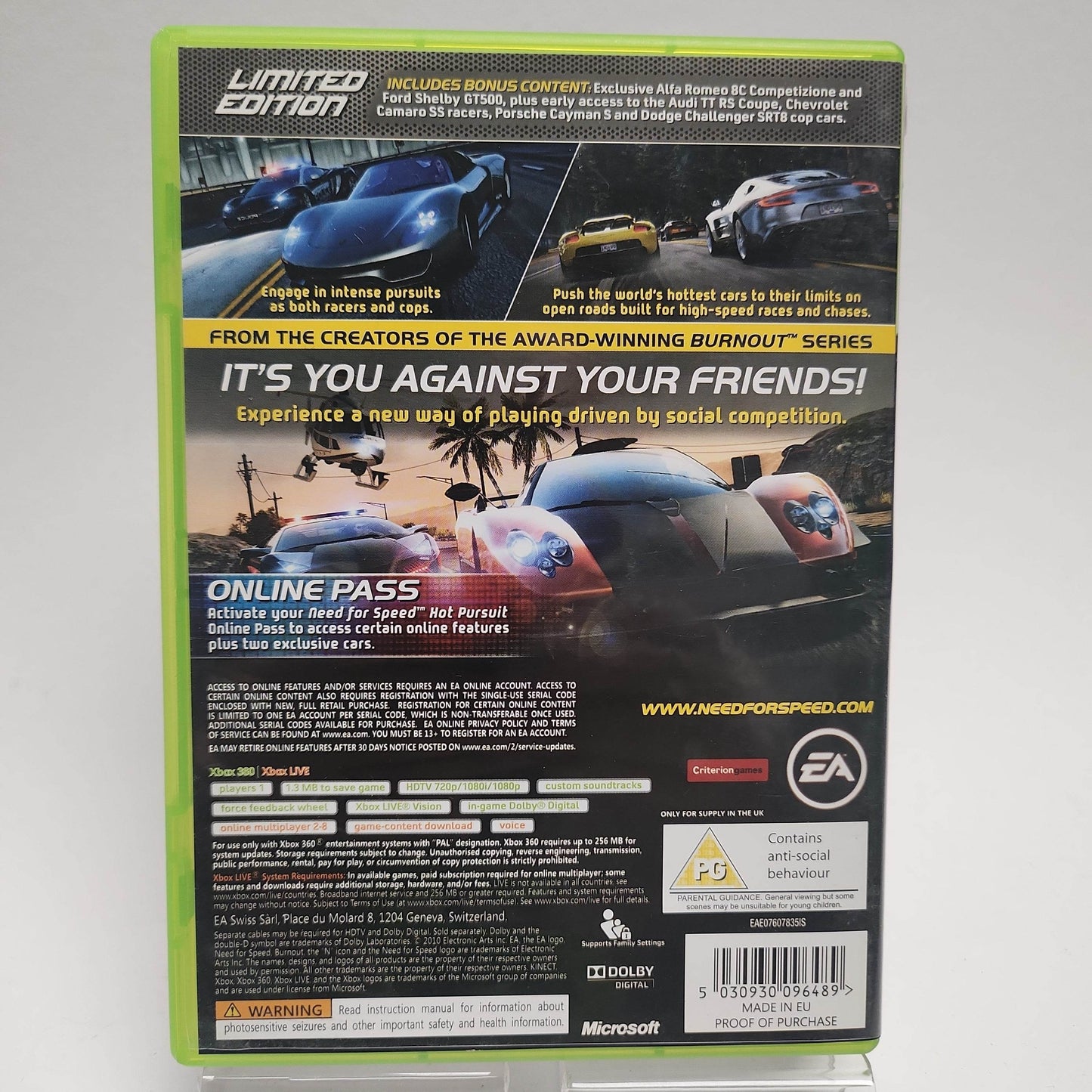 Need for Speed Hot Pursuit Limited Edition Xbox 360 - Feniks Gameshop