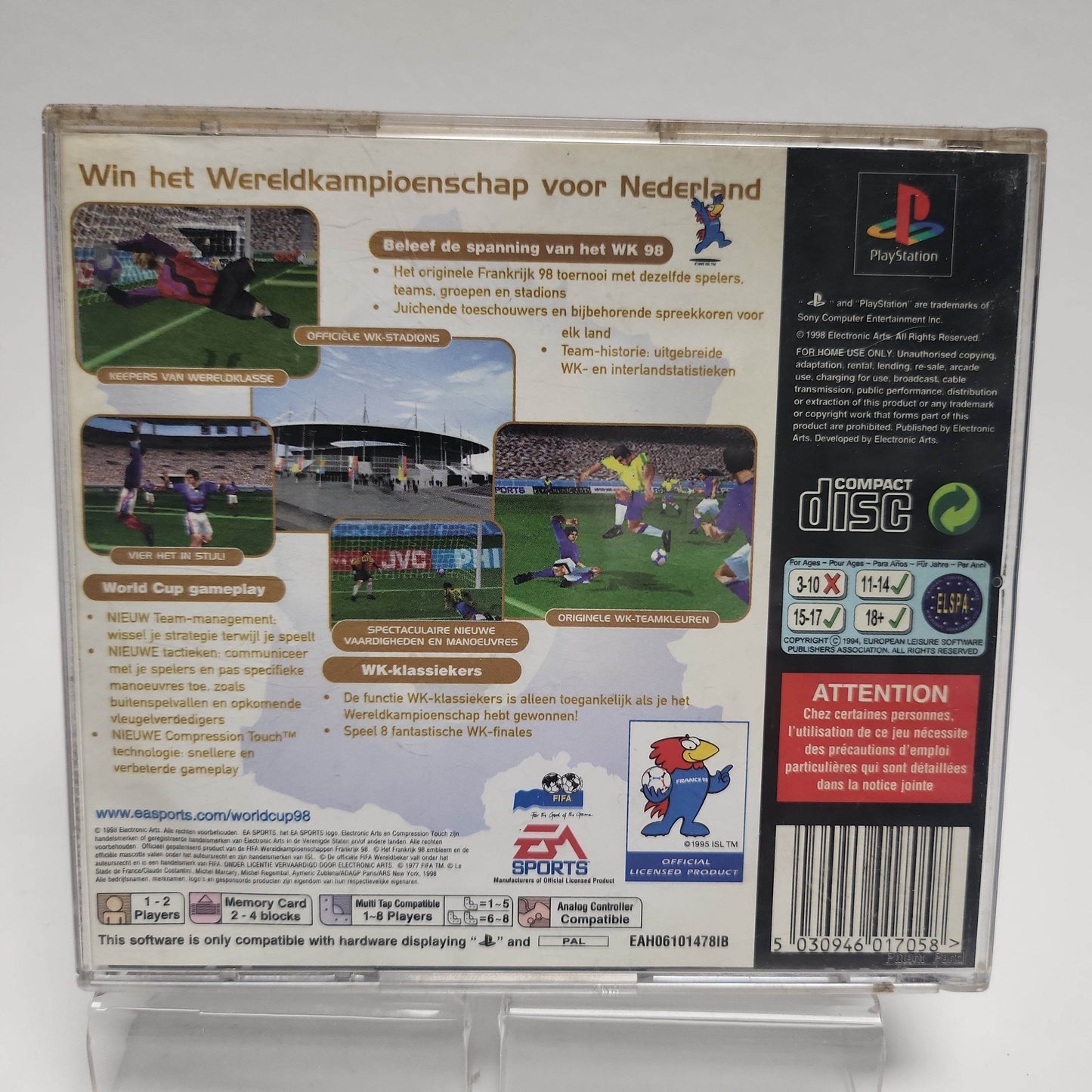 World Cup 98 Playstation 1 - Feniks Gameshop