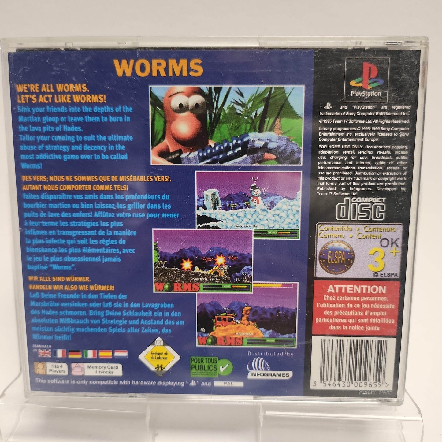 Worms Playstation 1 - Feniks Gameshop