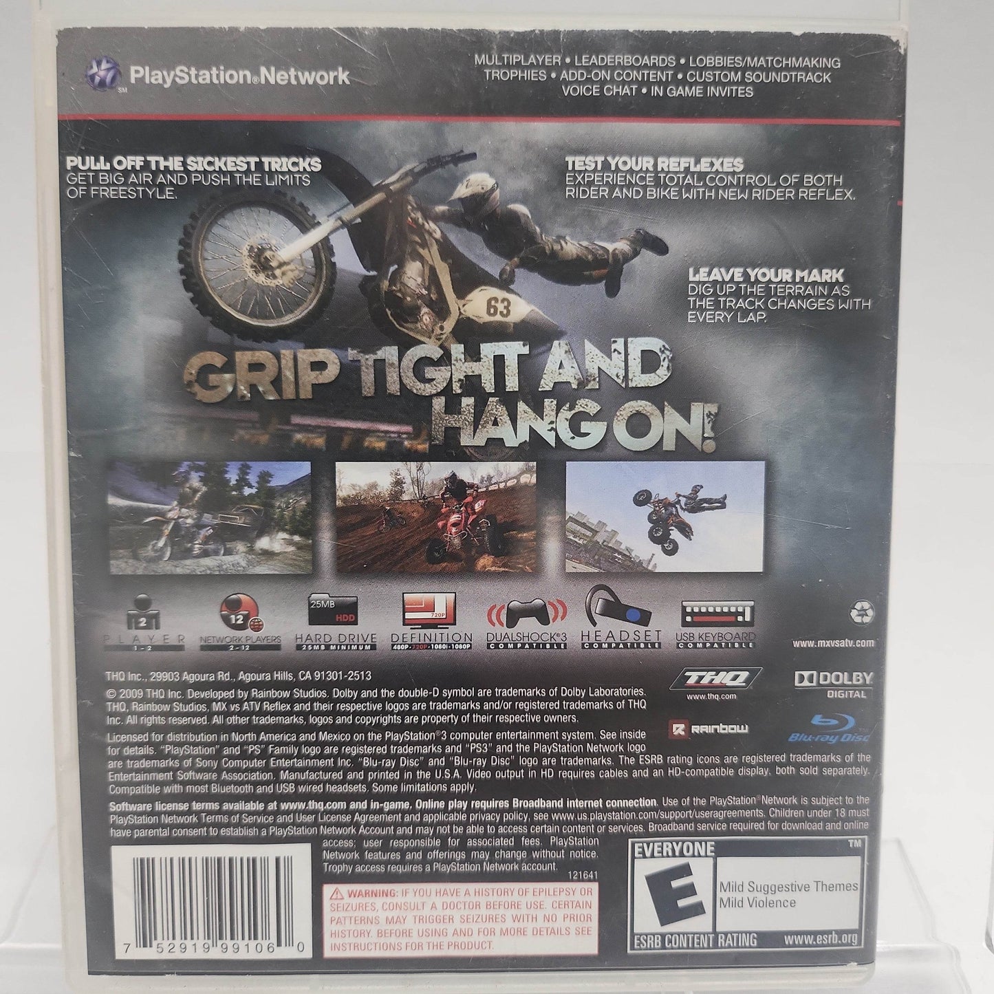 Mx vs Atv Reflex American Edition (No Book) Playstation 3 - Feniks Gameshop