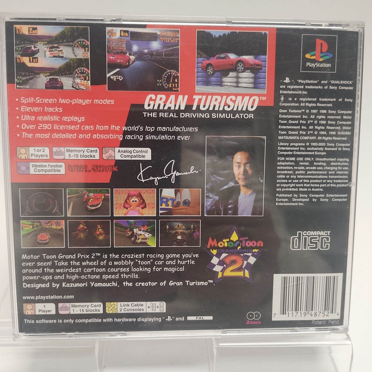 Gran Turismo & Motor Toon Grand Prix 2 Playstation 1 - Feniks Gameshop
