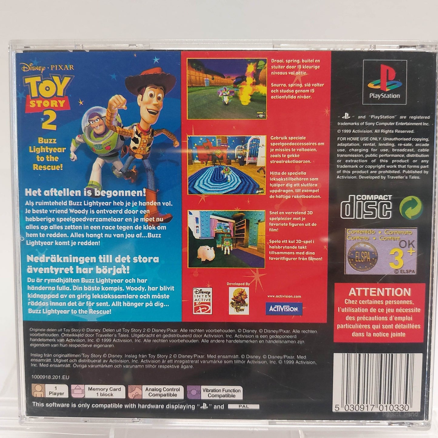 Disney Pixar Toy Story 2: Buzz Lightyear to the Rescue Playstation 1 - Feniks Gameshop