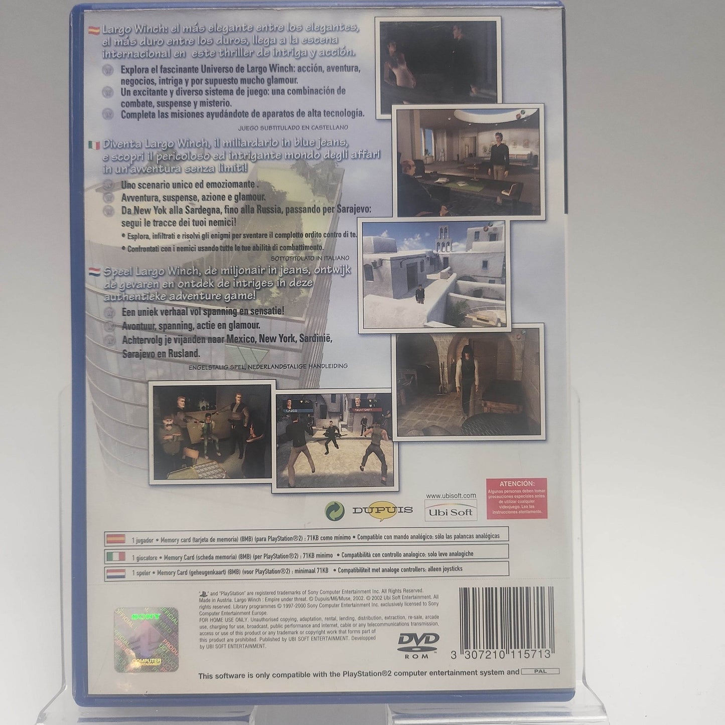 Largo Winch Empire Under Threat Playstation 2 - Feniks Gameshop