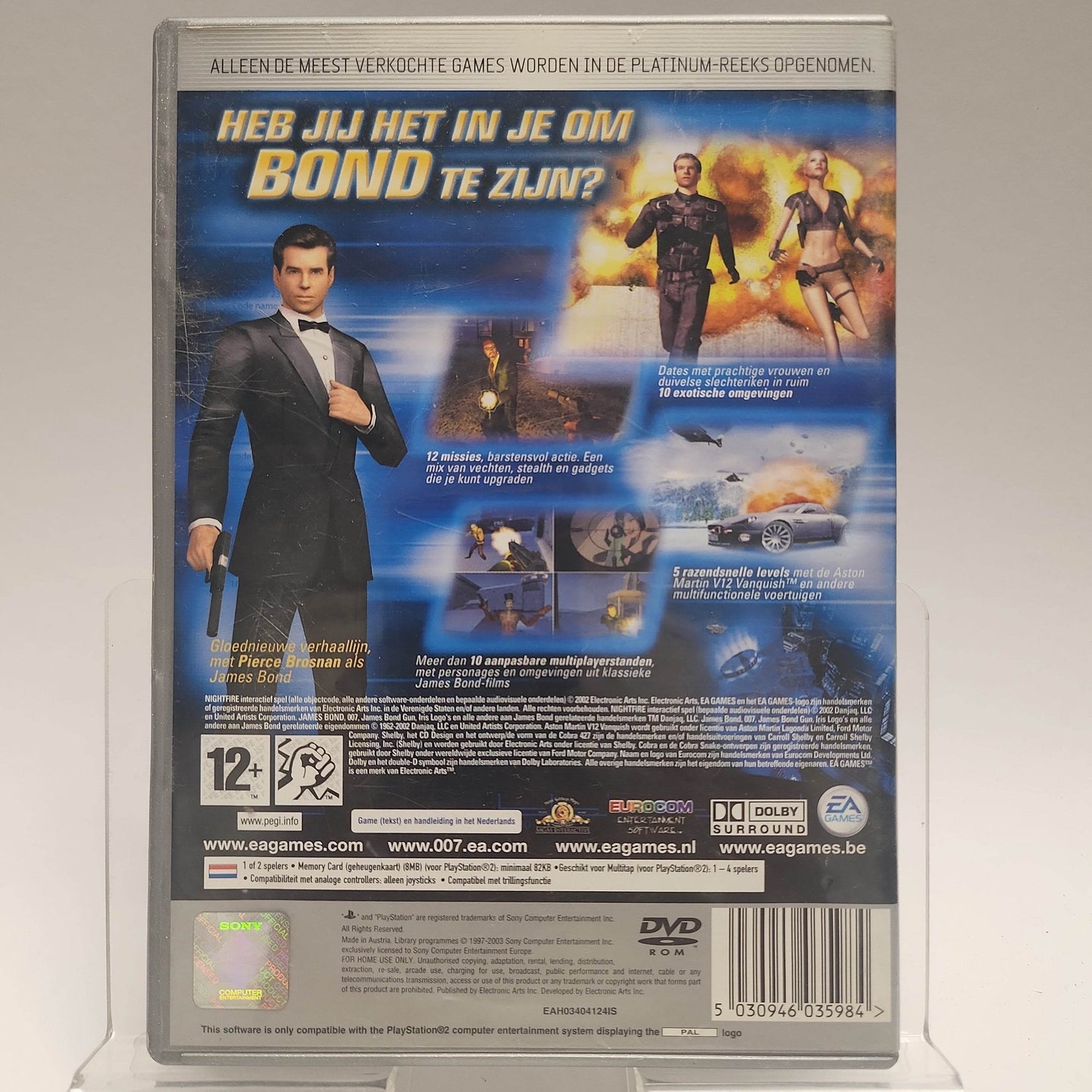 James Bond 007 Nightfire Platinum Edition Playstation 2 - Feniks Gameshop