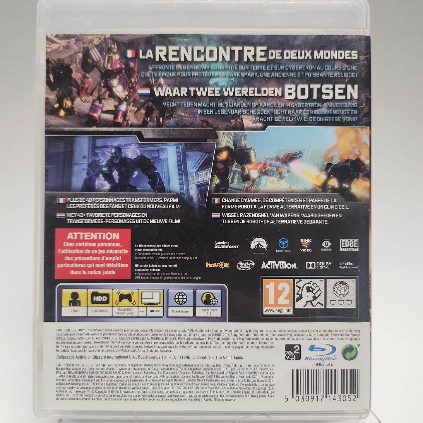 Transformers Rise of the Dark Spark Playstation 3 - Feniks Gameshop