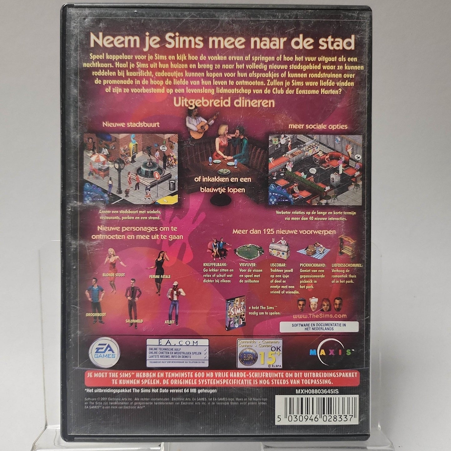 Sims Hot Date Uitbreidingspakket PC - Feniks Gameshop