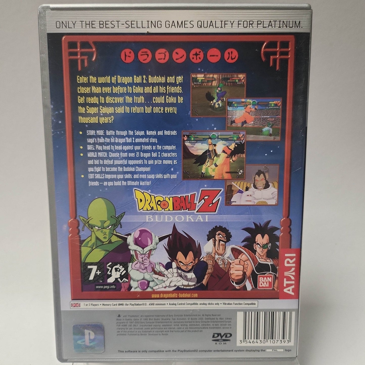 Dragon Ball Z Budokai Platinum Playstation 2 - Feniks Gameshop