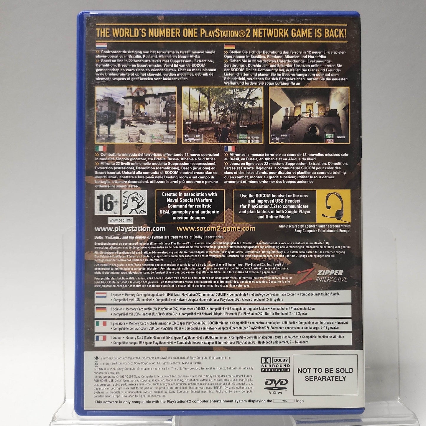 Socom II US Navy Seals Playstation 2 - Feniks Gameshop